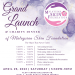 Grand Launch and Charity Dinner of Malaysian Skin Foundation